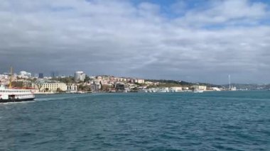 İstanbul 'un İstanbul manzarası Boğaz' dan