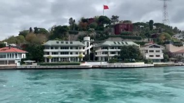 İstanbul 'un İstanbul manzarası Boğaz' dan