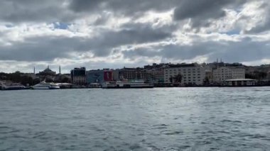 İstanbul 'un İstanbul manzarası Boğaz' dan