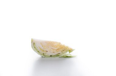 Beyaz arkaplanda lahana