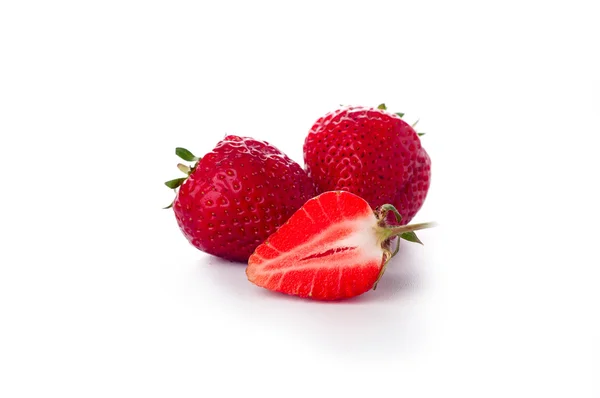 Röda bär jordgubbar — Stockfoto