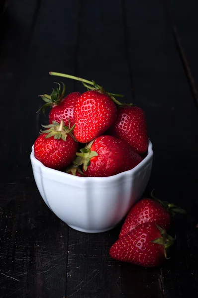 Frisches neues Image von Erdbeeren — Stockfoto