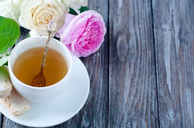 çay shabby chic tarzı