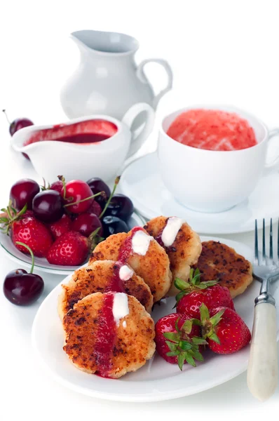 Süzme peynirli krep.