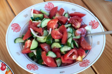 sebzeli ve sebzeli salata