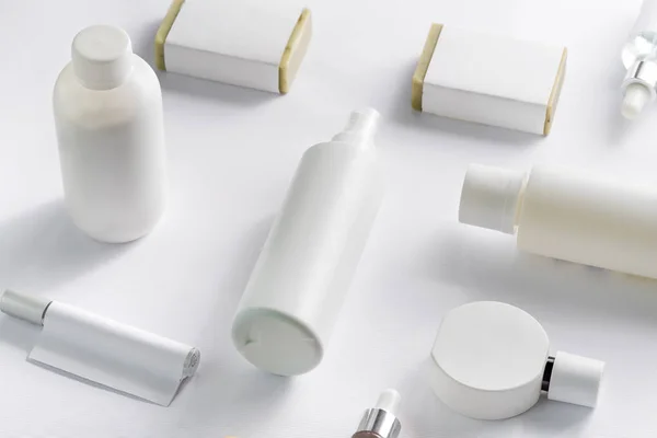 Kosmetyczny Krem Kosmetyczny Kosmetyczny Krem Balsam Spray Mydło Spa Dla — Zdjęcie stockowe