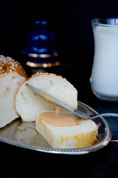 Homemade scones and bread — Stock Photo, Image