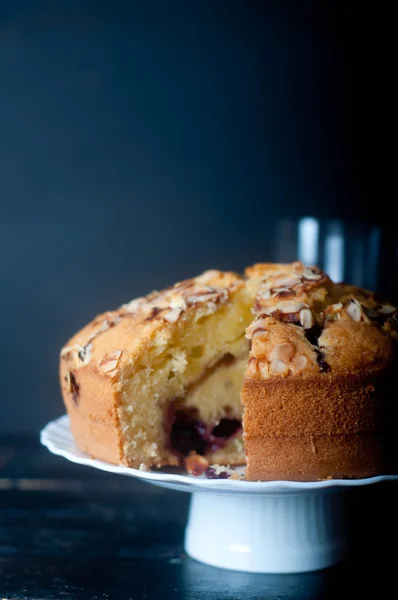 Viennese cake with blueberries — Stock Photo, Image