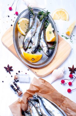 Baharat ile taze balık