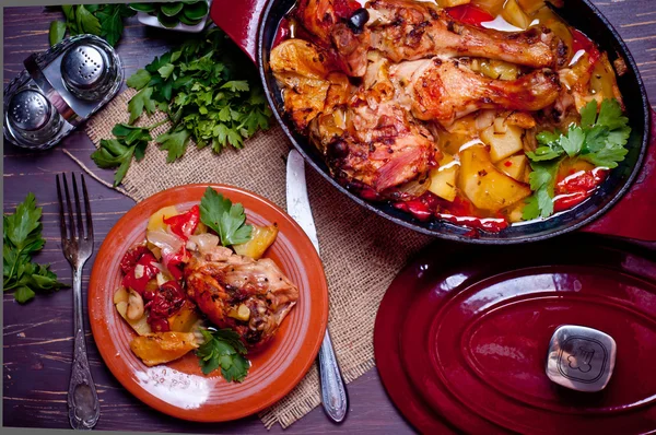 Succulente porzioni succose di bistecca di filetto alla griglia — Foto Stock