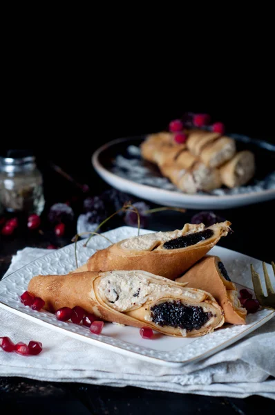 Grapas de panqueques de levadura — Foto de Stock