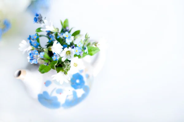 Book and wildflowers — Stock Photo, Image