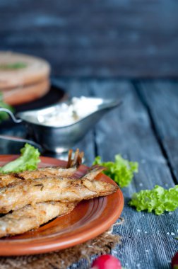 Kızarmış Balık capelin 