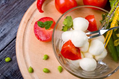 Lezzetli meze caprese