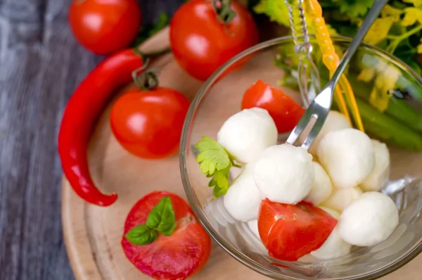 Delizioso antipasto caprese — Foto Stock