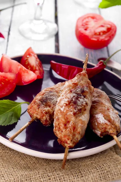 Kıyılmış kuzu kebabı 