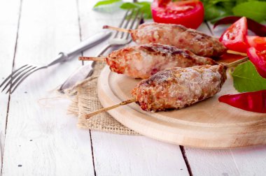 Kıyılmış kuzu kebabı 