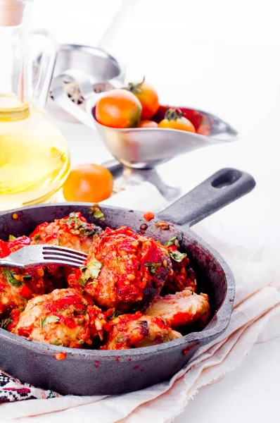 Fleischbällchen in Tomatensauce — Stockfoto