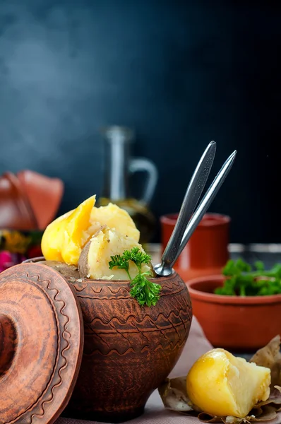 Piatto nazionale ucraino è patate al forno — Foto Stock