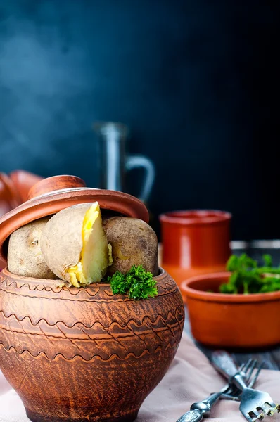 Piatto nazionale ucraino è patate al forno — Foto Stock