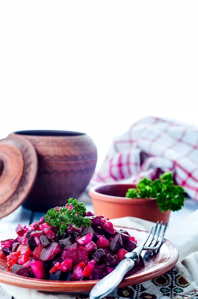 Beetroot salad Vinegret — Stock Photo, Image