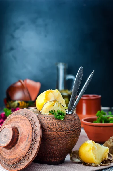 Piatto nazionale ucraino è patate al forno — Foto Stock