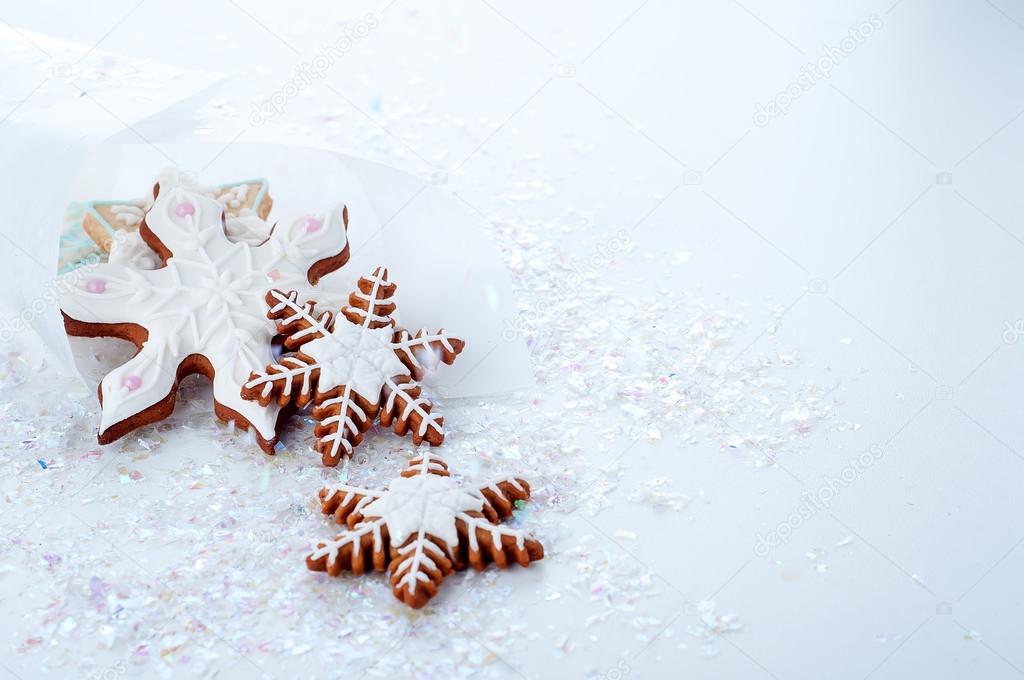 homemade delicious christmas gingerbread cookies 