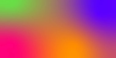 Yeşil, turuncu, pembe ve mavi renkler arasında pürüzsüz geçişler içeren canlı ve modern bir arkaplan. Soyut vektör illüstrasyonu