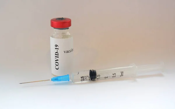 Očkování Covidu Koronovirový Test — Stock fotografie