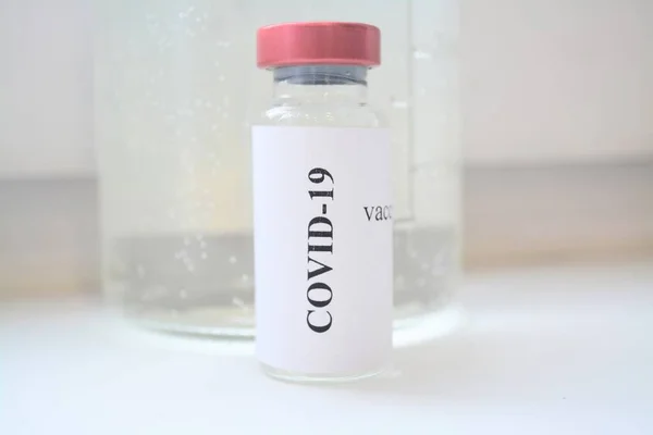 Covid Aşısı Coronovirüs Testi — Stok fotoğraf
