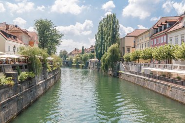 Genel cityscape görünümü çeşitli evleriyle