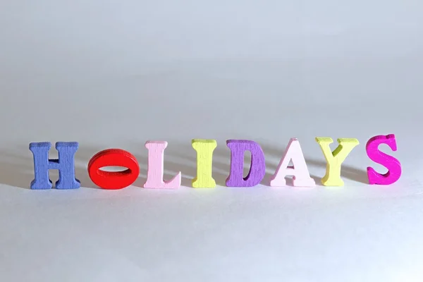 Holidays sign — Stock Photo, Image