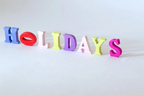 Holidays sign — Stock Photo, Image