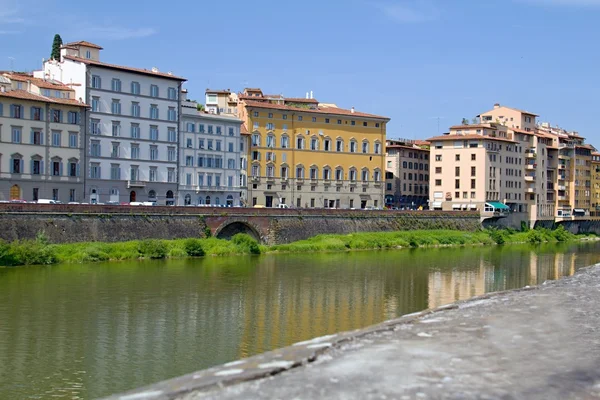 Florence river bank view — Stock Photo, Image