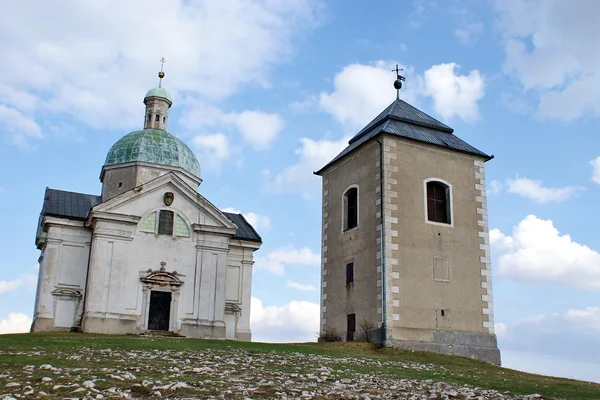 Mikulov vista de la ciudad — Foto de Stock