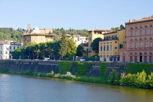 Florence river bank view — Stock Photo, Image