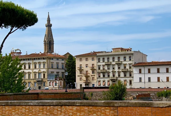 Florence vista margem do rio — Fotografia de Stock