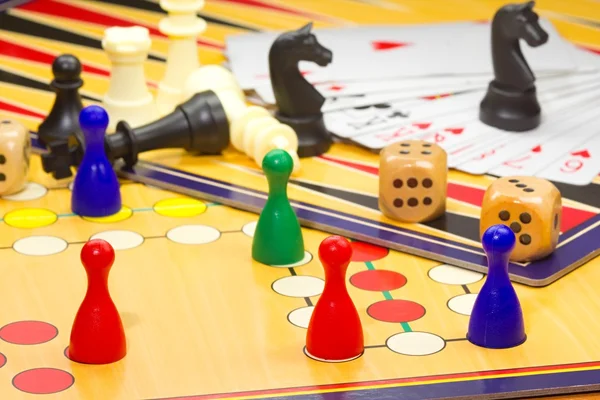 Closeup of board games — Stock Photo, Image