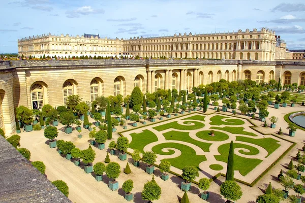 Französischer grüner Garten — Stockfoto