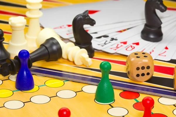 Closeup of board games — Stock Photo, Image