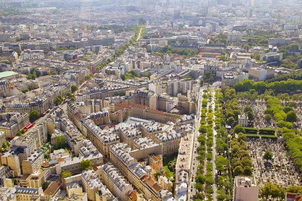 Párizsi utca-és városrészlet — Stock Fotó