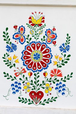 Detay eski renkli süsler