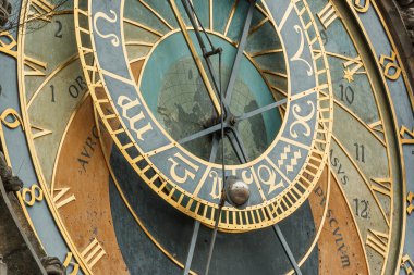 Old Town Hall Tower Prag astronomik saat