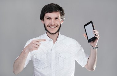 Genç bir adamın portresi.