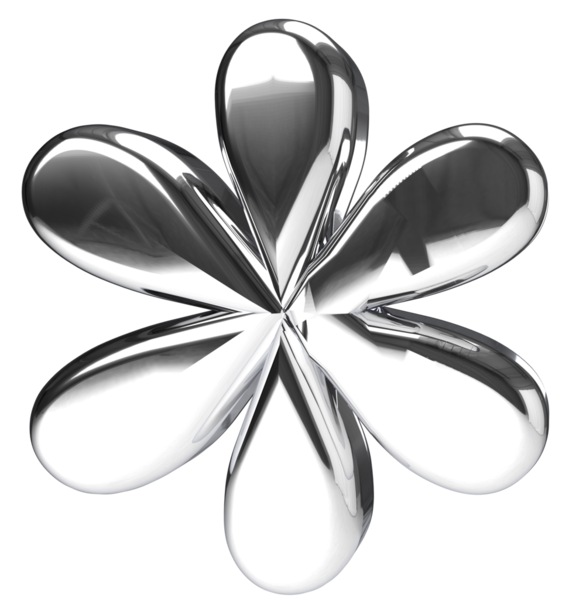 Bir çiçeğin 3 boyutlu görüntüsü