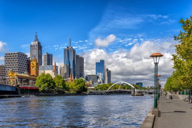 Melbourne Cbd ve Evan Walker Köprüsü