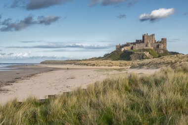 Bamburgh Castle İngiltere'de