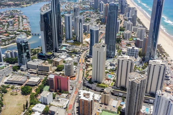 Surfers Paradise na Costa do Ouro — Fotografia de Stock