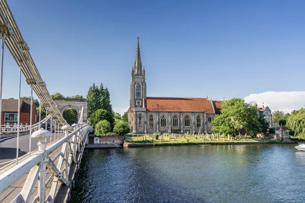 Marlow in the county of Buckinghamshire — Stock Photo, Image