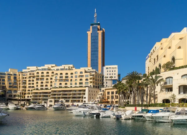 Portomaso marina em Valletta — Fotografia de Stock